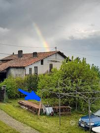 Struttura antigrandine da giardino