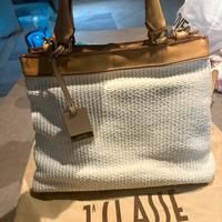Borsa Alviero Martini prima classe bianco/beige