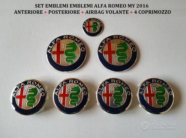 Set Stemma + coprimozzo 60 mm My 2016 Alfa Romeo