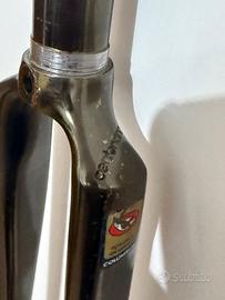 forcella bianchi centenario bici corsa vintage