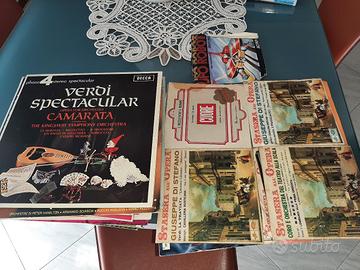lotto 34 dischi in vinile   vintage 