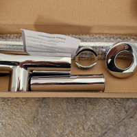 Sifone di scarico tondo in ottone attacco 1" 1/4