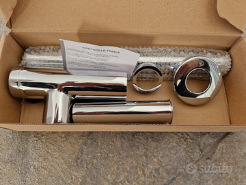 Sifone di scarico tondo in ottone attacco 1" 1/4