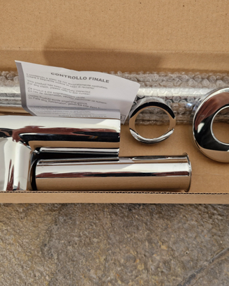 Sifone di scarico tondo in ottone attacco 1" 1/4