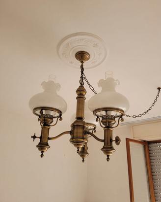 Lampadario retró originale O.M.A. 