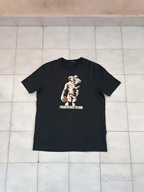 T-Shirt Three-Stroke Casual Football Fans Italia M