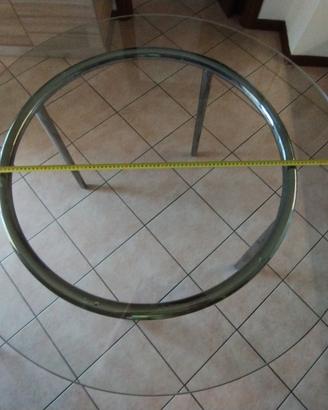 Tavolo rotondo d. 104cm Vetro