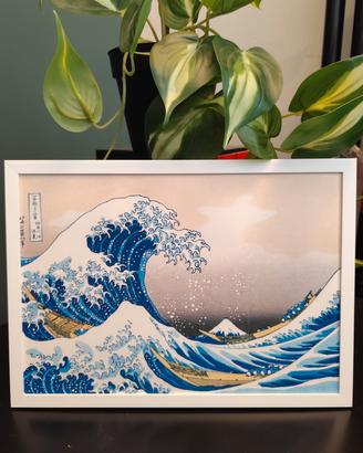 Quadretto La Grande onda di Kanagawa 