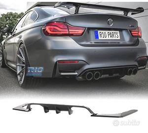 DIFUSORE BMW M3 F80 M4 F82 F83 M PERFORMANCE NERO 