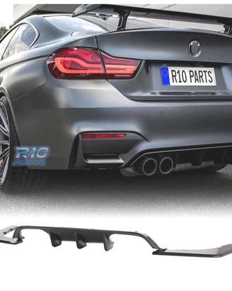 DIFUSORE BMW M3 F80 M4 F82 F83 M PERFORMANCE NERO 