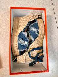 Espadrilla zeppa alta Castaner