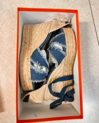 Espadrilla zeppa alta Castaner