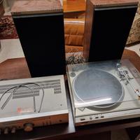 Giradischi vintage Sony PS-T33 + Audio system