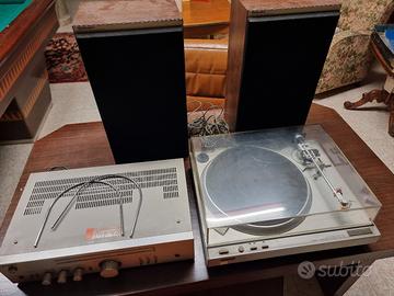 Giradischi vintage Sony PS-T33 + Audio system
