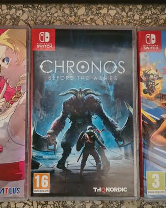 Giochi switch (Catherine, Crash CTR, Chronos)