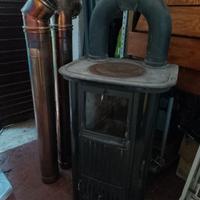 Stufa a legna grande camera combustione 