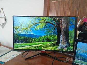 Monitor gaming YASHI curvo 27 pollici