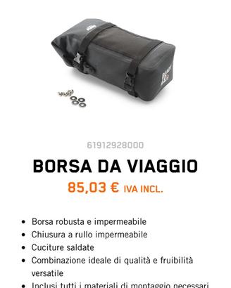 Borsa da viaggio ktm