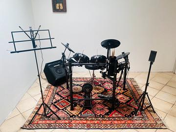 Batteria NUX DM-210, monitor DA-30BT e accessori