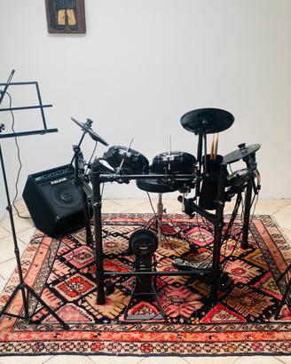 Batteria NUX DM-210, monitor DA-30BT e accessori