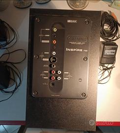 Creative home theater audio casse 5.1 e subwoofer 