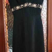 Vestito longuette nero-vintage