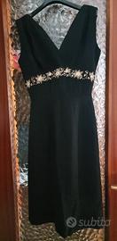 Vestito longuette nero-vintage