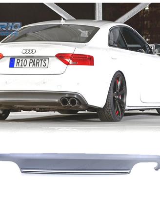 DIFFUSORE PER AUDI A5 COUPE CABRIO 11-17 LOOK S5