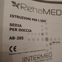 sedia per doccia 