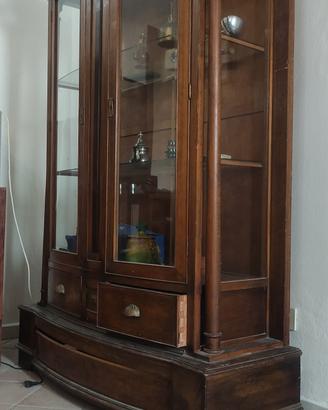 Vetrina in legno massello