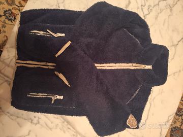 felpa in pile bambina