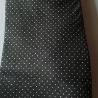Cravatta blu in seta a pois