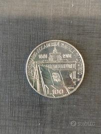 Moneta commemorative 1981 - Acc. Navale di Livorno