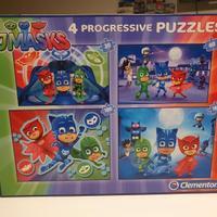 Clementoni -  PJ MASKS - 20 + 60 + 100 + 180 pezzi