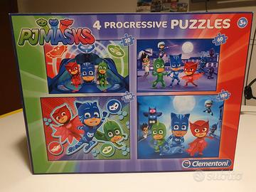 Clementoni -  PJ MASKS - 20 + 60 + 100 + 180 pezzi