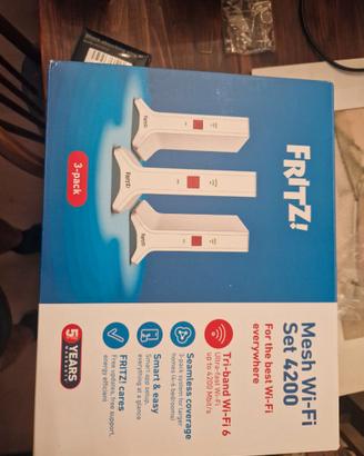 Fritz! Mesh wifi set 4200 confezione da 3