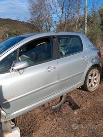 Peugeot incidentata per pezzi