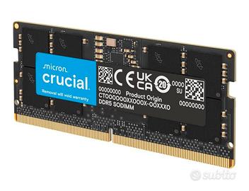 DDR5 Sodimm CRUCIAL 5600Mhz 16GB 