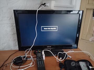 tv 21 pollici led +decoder