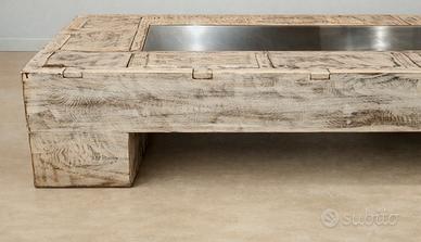 tavolino salotto legno shabby 