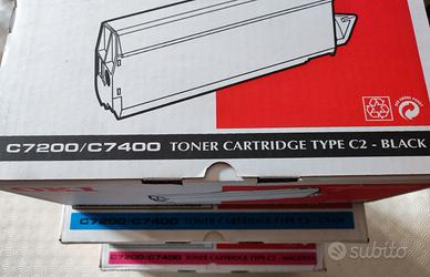 Toner Cartuccia OKI C7200 7400 originale tipo C2