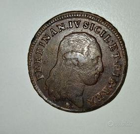moneta 6 Tornesi 1801 Ferdinando IV