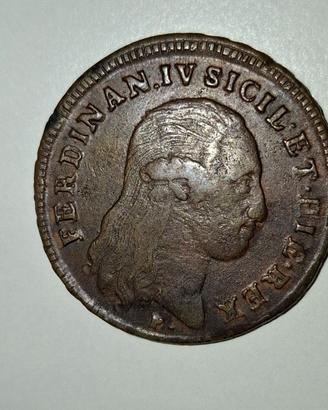moneta 6 Tornesi 1801 Ferdinando IV