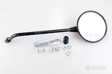 Specchietto Vespa colore nero sinistro tondo asta 