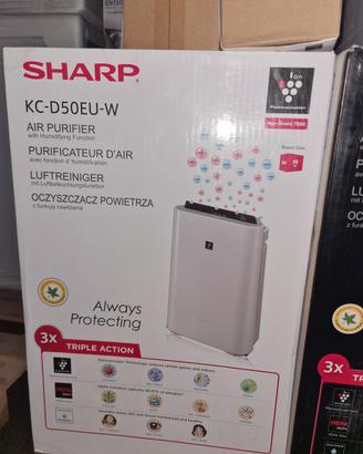 SHARP PURIFICATORE D'ARIA KC-D50EU-W -

Prezzo di 
