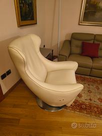 Poltrona pelle di design 