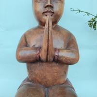 Monaco Birmano  in legno lavorato a mano