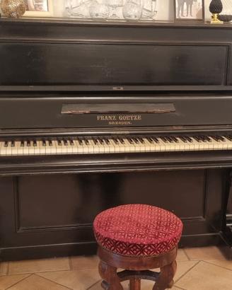 pianoforte verticale tedesco FRANZ GOETZE DRESDEN