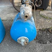 Cisterna acqua 500L + autoclave con pompa Lowara