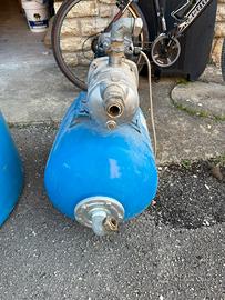 Cisterna acqua 500L + autoclave con pompa Lowara